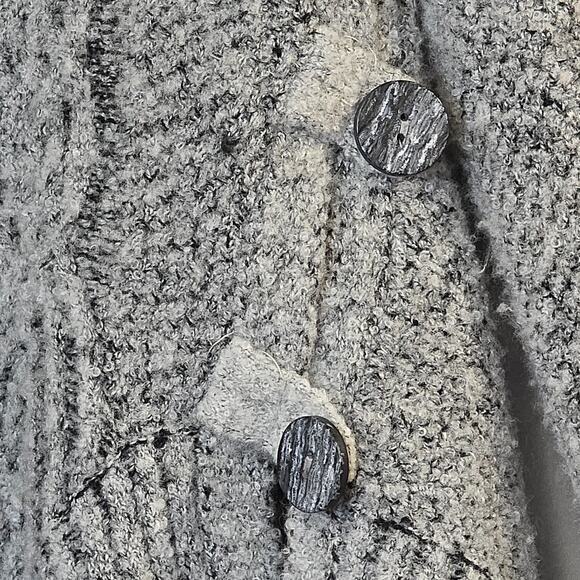 Anthropologie Angel of the North Chunky Sweater Cozy Pullover Cowl Neck Gray XS - Picture 4 of 8